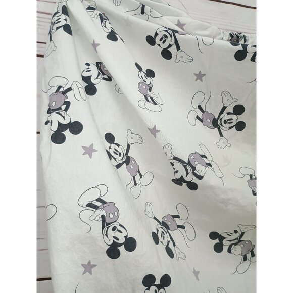 Disney Mickey Mouse toddler Bed Fitted Sheet By Lambs & Ivy 100% Cotton Baby Nur - Picture 4 of 8